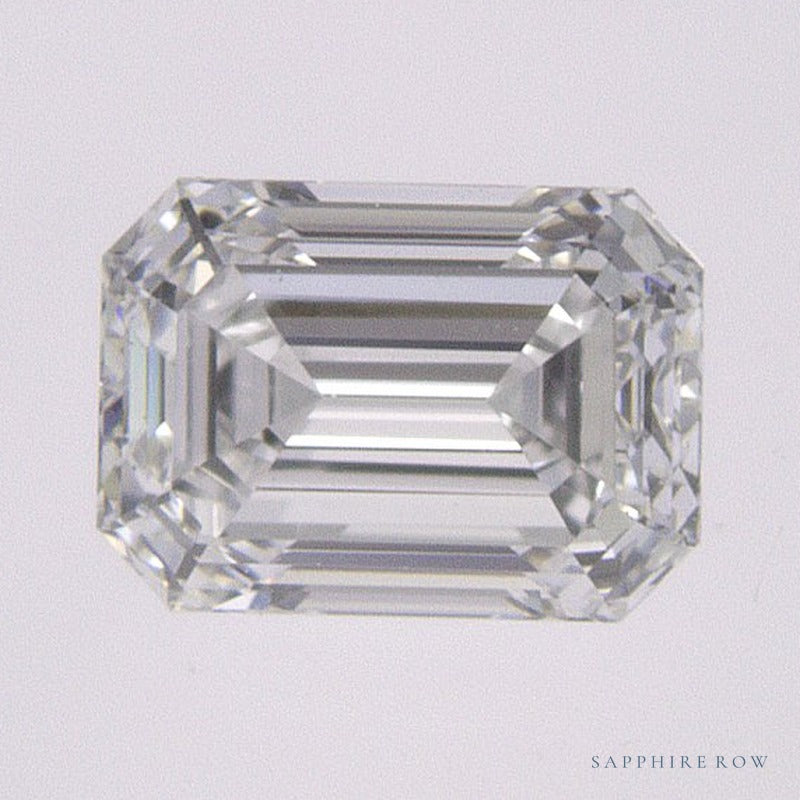 0.48 ct natural diamond, emerald cut | Sapphire Row · cut6