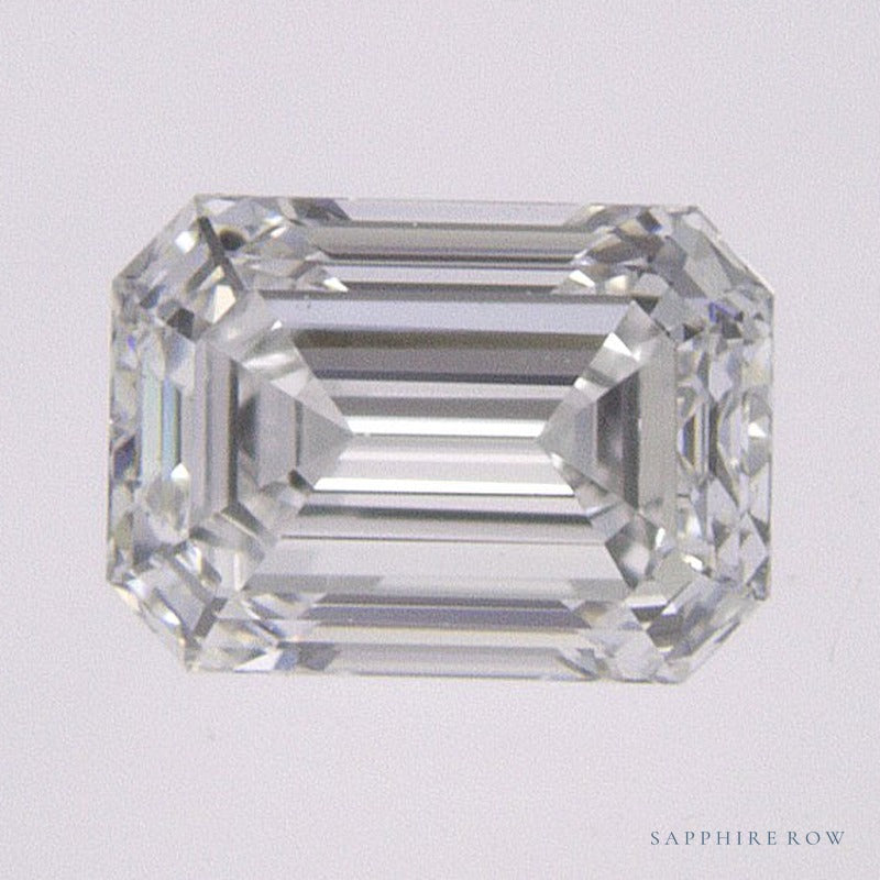 0.48 ct natural diamond, emerald cut | Sapphire Row · cut7
