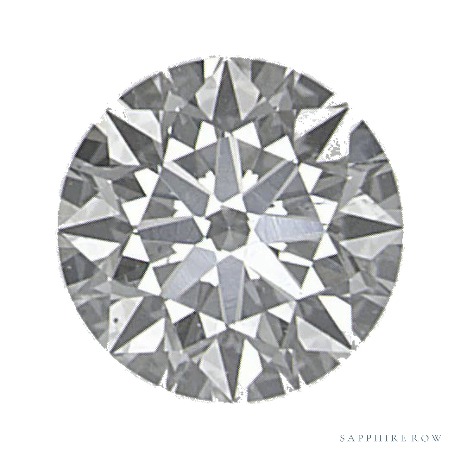 0.46 ct natural diamond, round cut | Sapphire Row · cut4