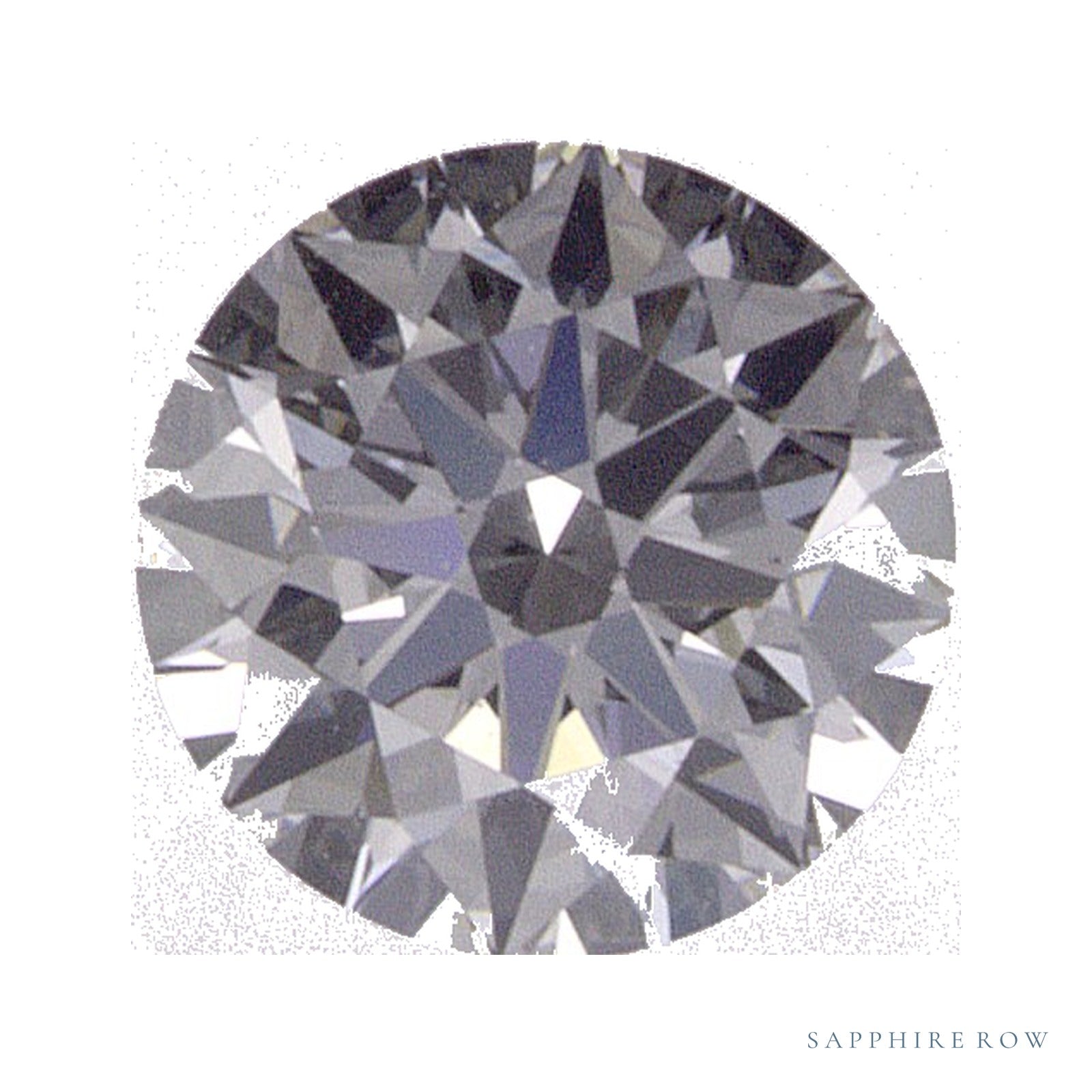 0.45 ct natural diamond, round cut | Sapphire Row · cut4