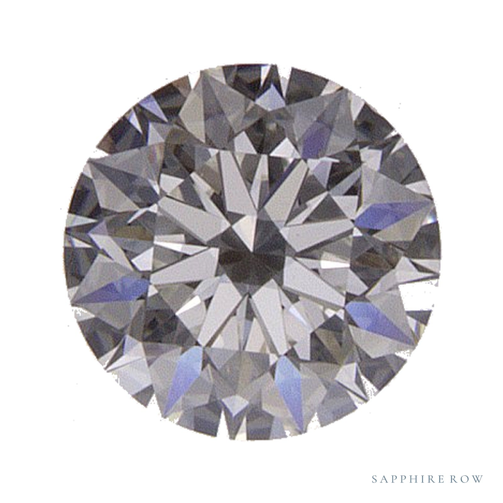 0.45 ct natural diamond, round cut | Sapphire Row · cut4