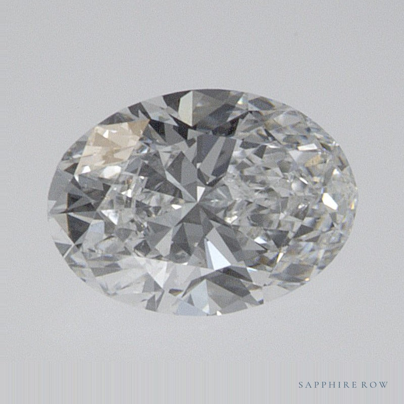 0.45 ct Oval Natural Diamond – E SI1 – Faceted Cut – GIA Certified — Sapphire Row · cut7