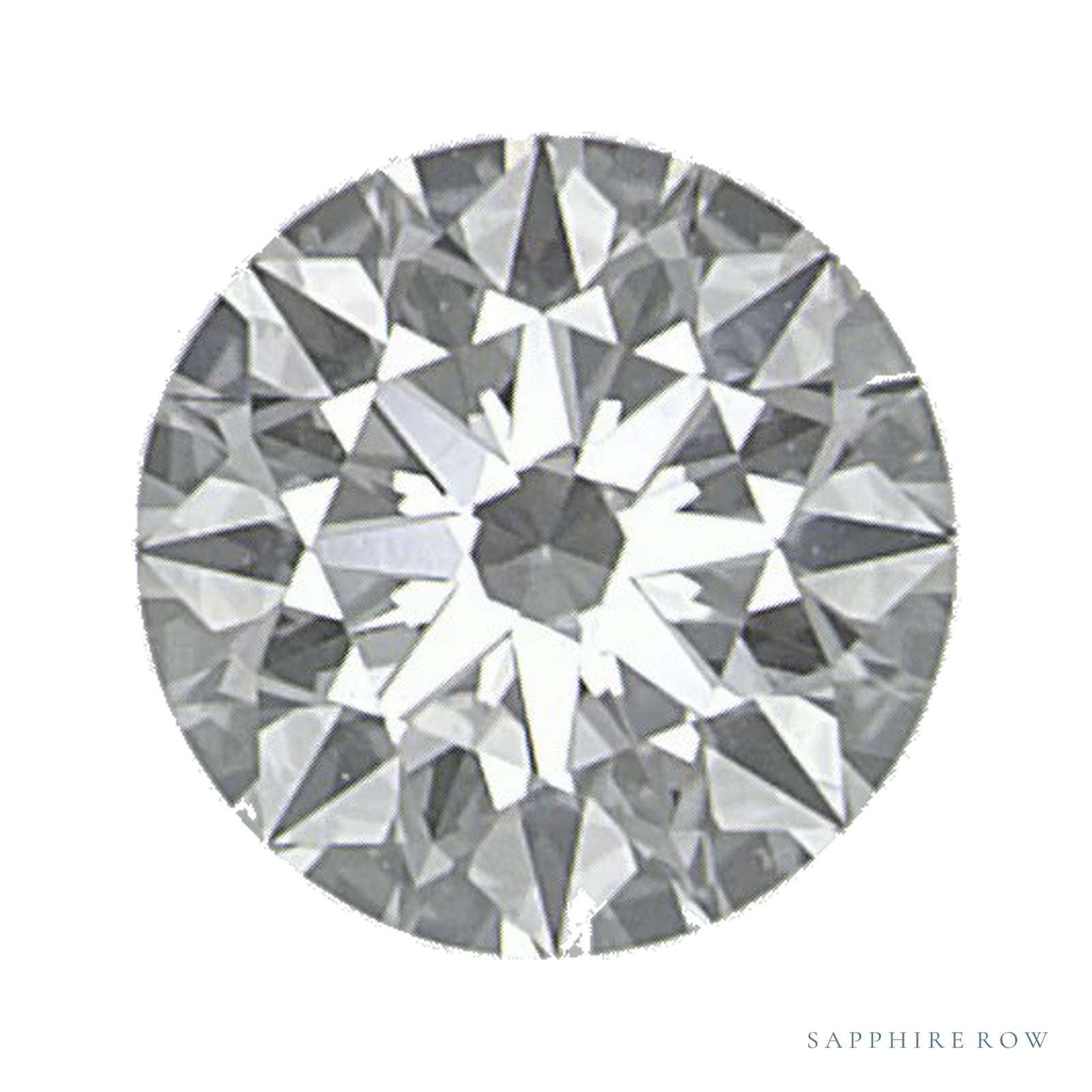 0.45 ct natural diamond, round cut | Sapphire Row · cut4