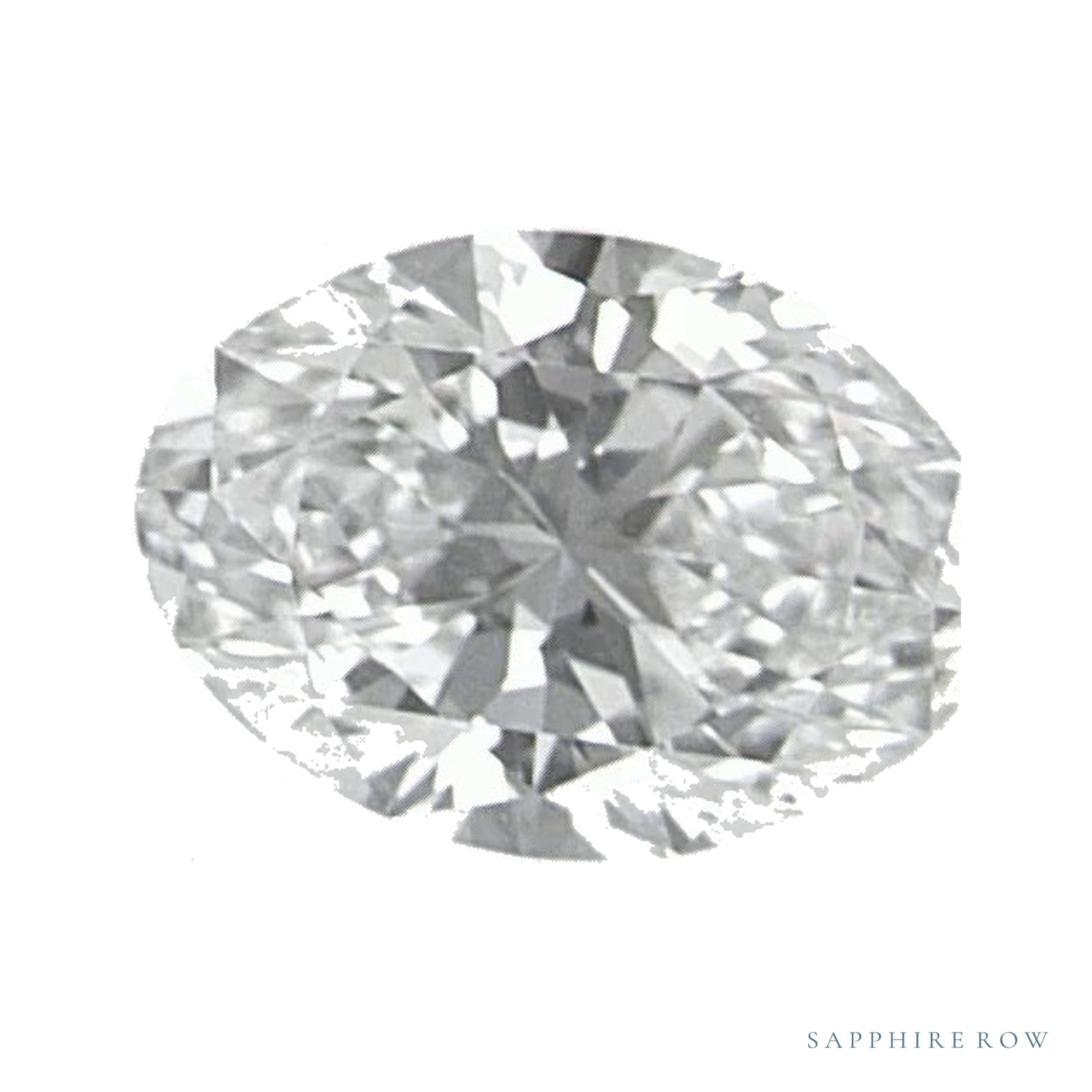 0.43 ct natural diamond, oval cut | Sapphire Row · cut4