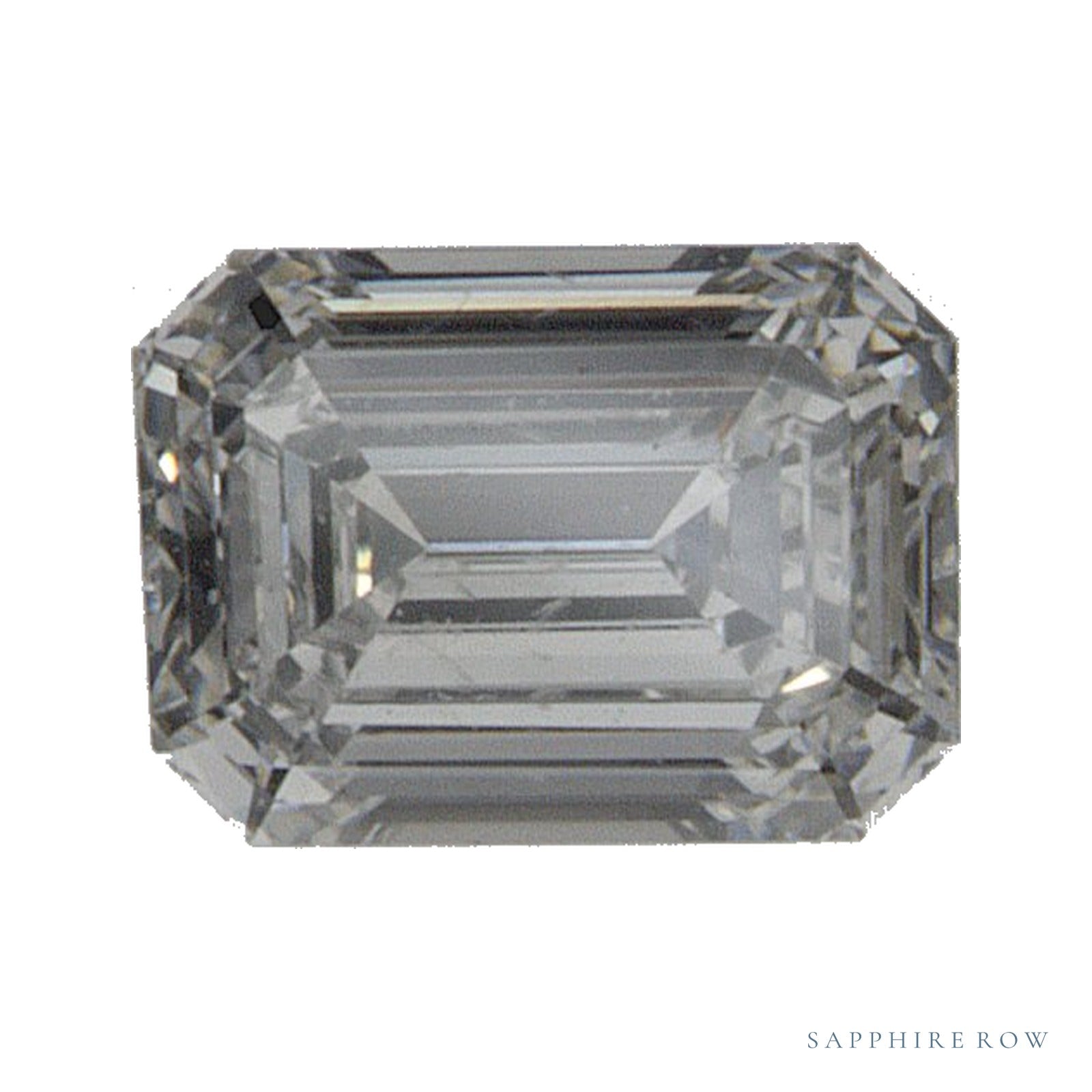 0.42 ct natural diamond, emerald cut | Sapphire Row · cut4