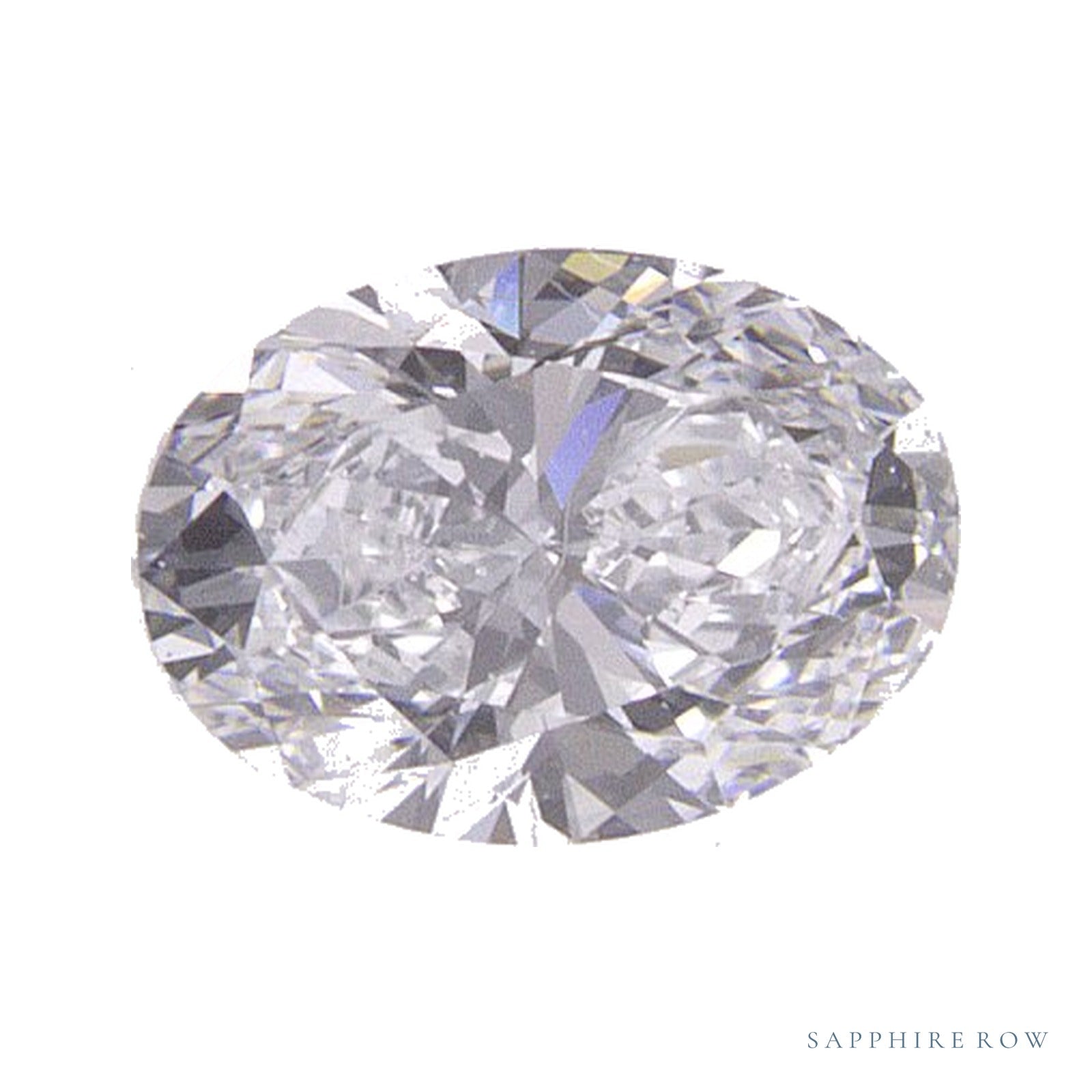0.42 ct natural diamond, oval cut | Sapphire Row · cut4