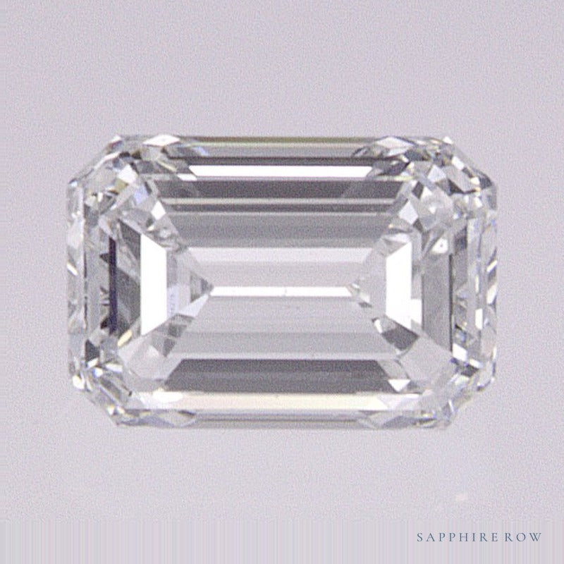 0.41 ct natural diamond, emerald cut | Sapphire Row · cut7