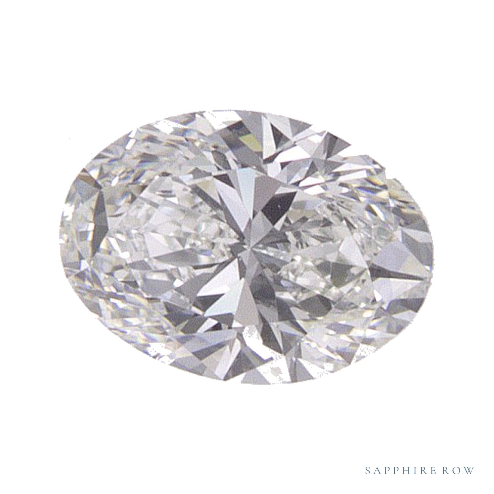 0.40 ct natural diamond, oval cut | Sapphire Row · cut4