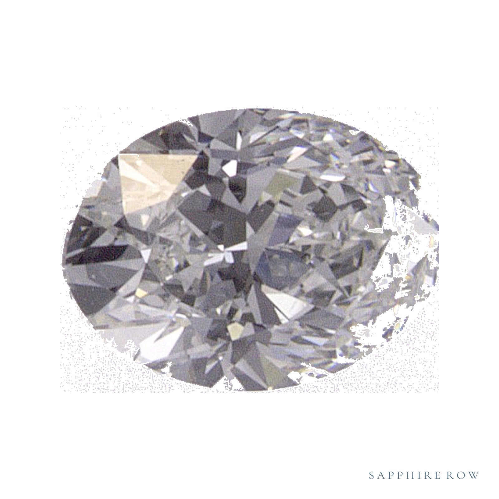 0.40 ct natural diamond, oval cut | Sapphire Row · cut4