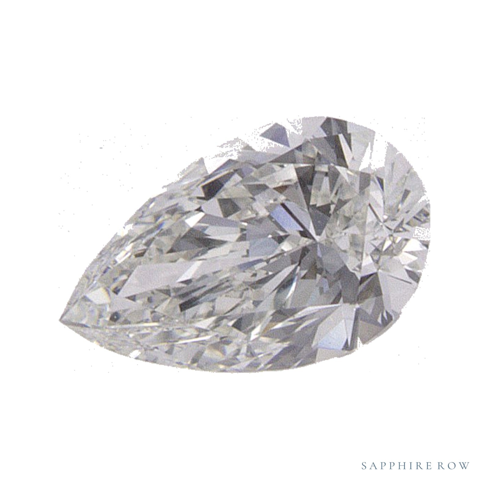 0.40 ct natural diamond, pear cut | Sapphire Row · cut4