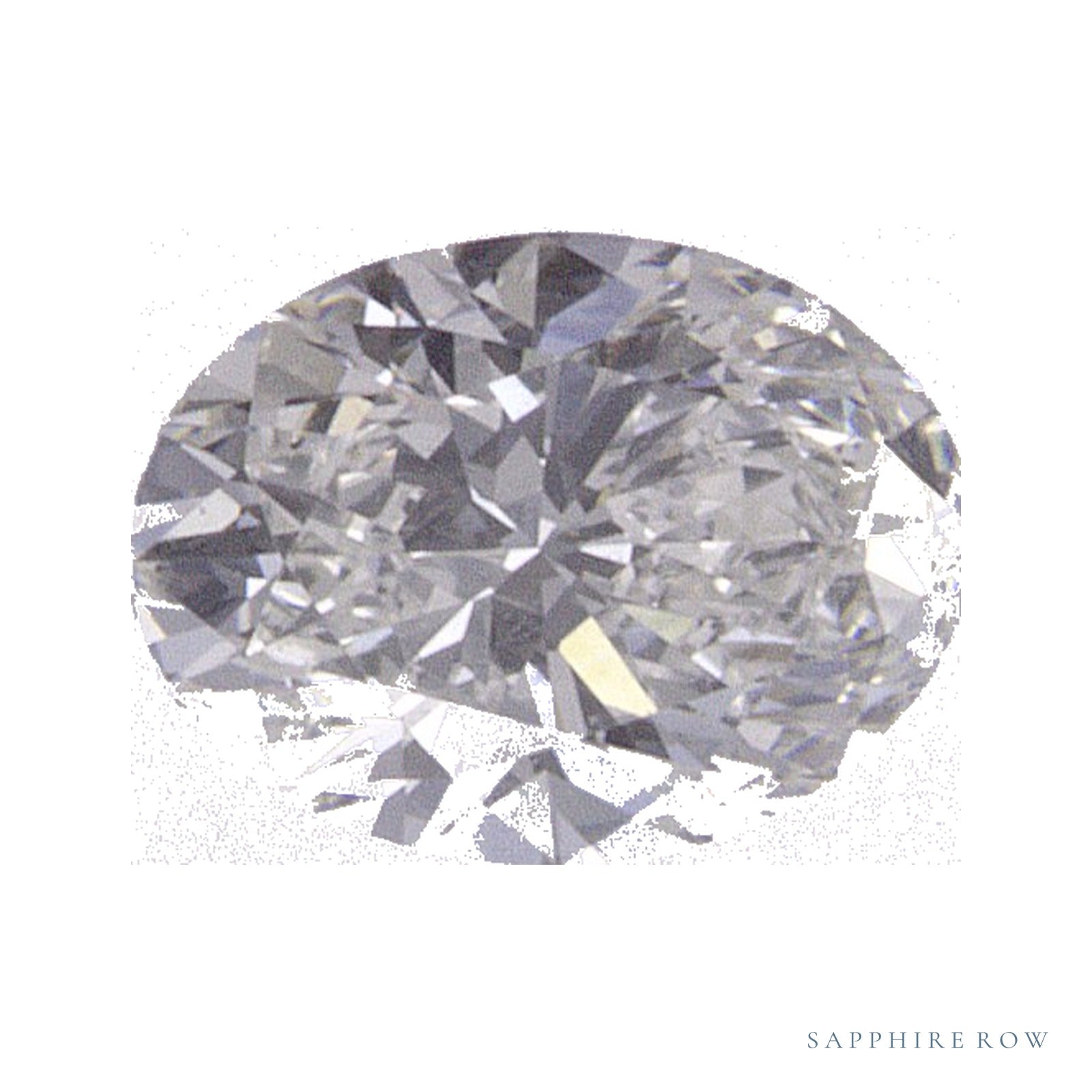 0.40 ct natural diamond, oval cut | Sapphire Row · cut4