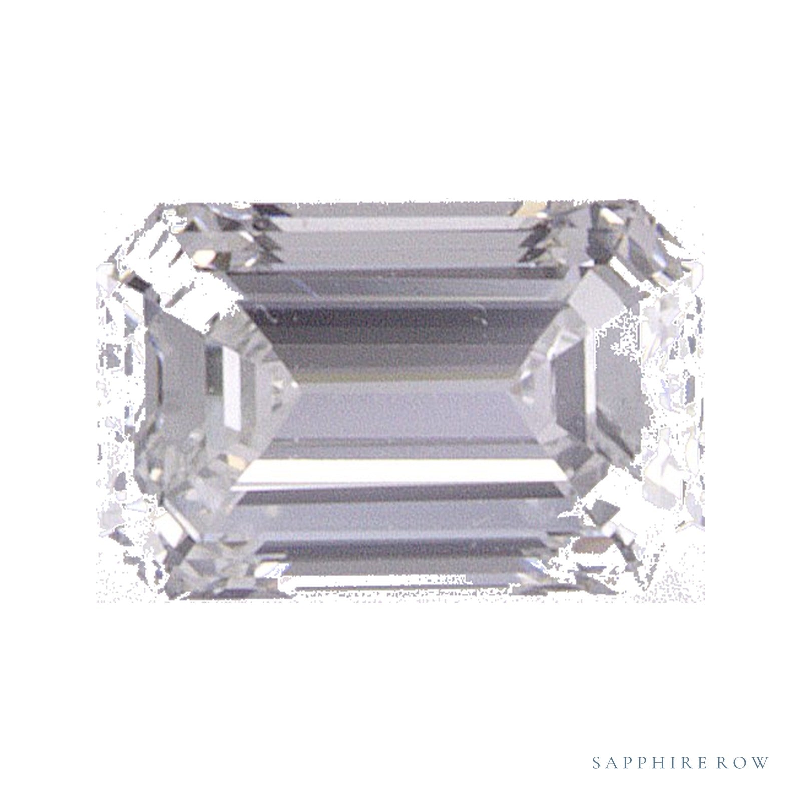 0.40 ct natural diamond, emerald cut | Sapphire Row · cut4