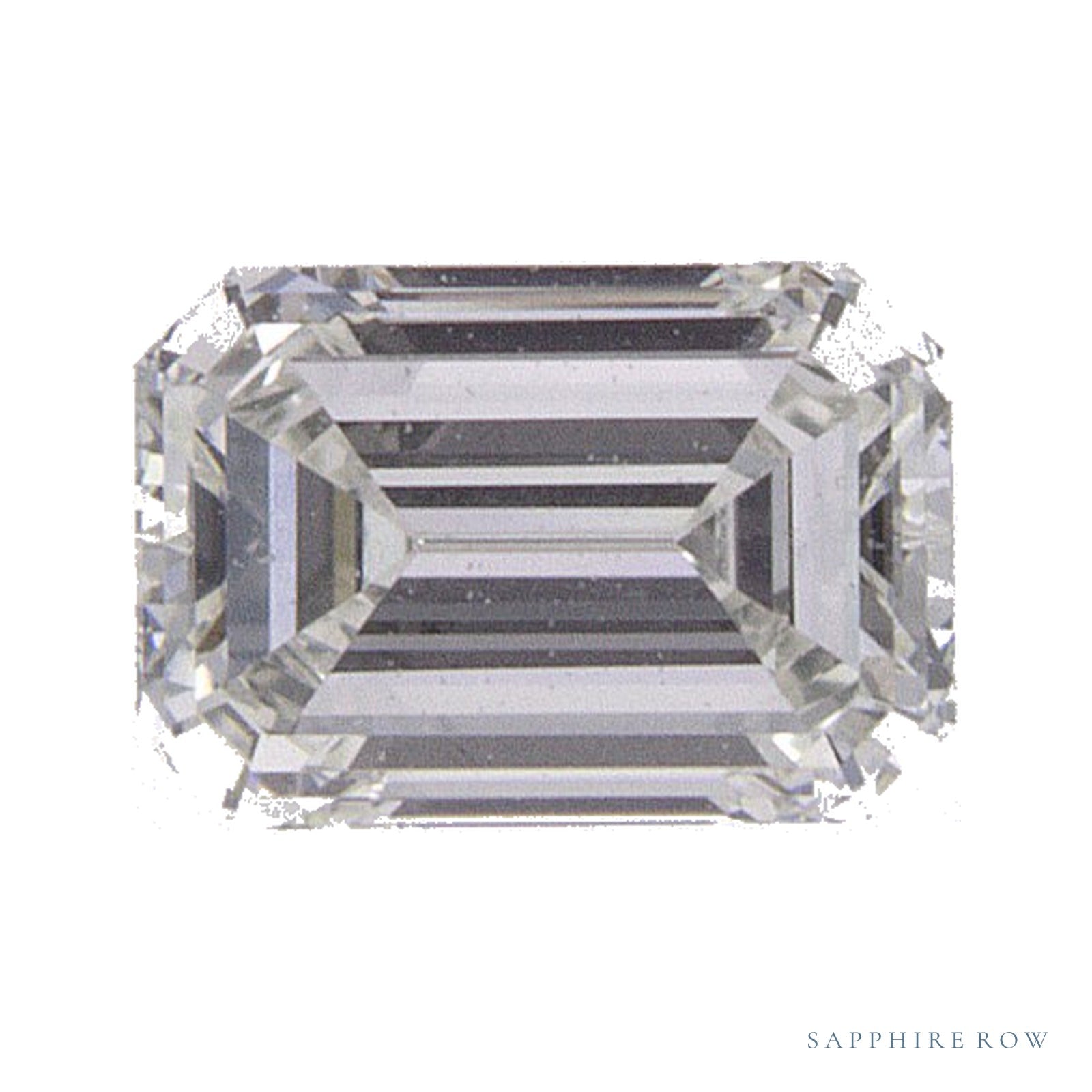 0.40 ct natural diamond, emerald cut | Sapphire Row · cut4