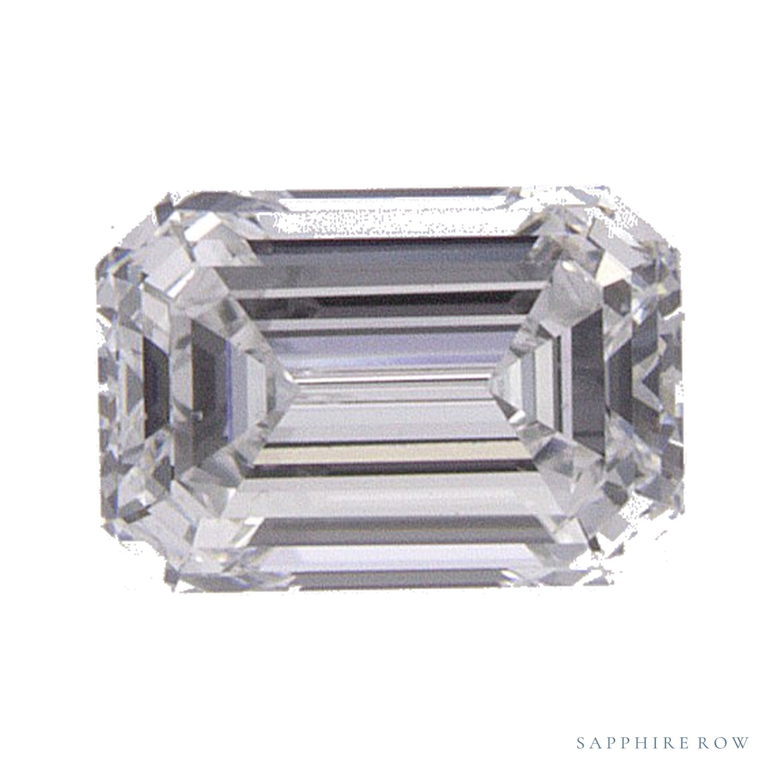 0.40 ct natural diamond, emerald cut | Sapphire Row · cut4