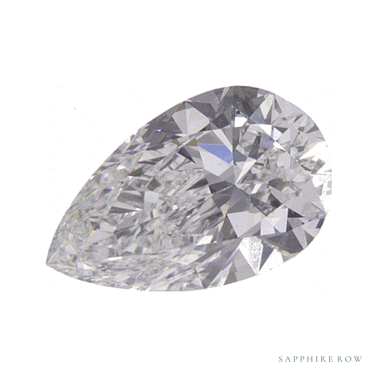 0.37 ct natural diamond, pear cut | Sapphire Row · cut4