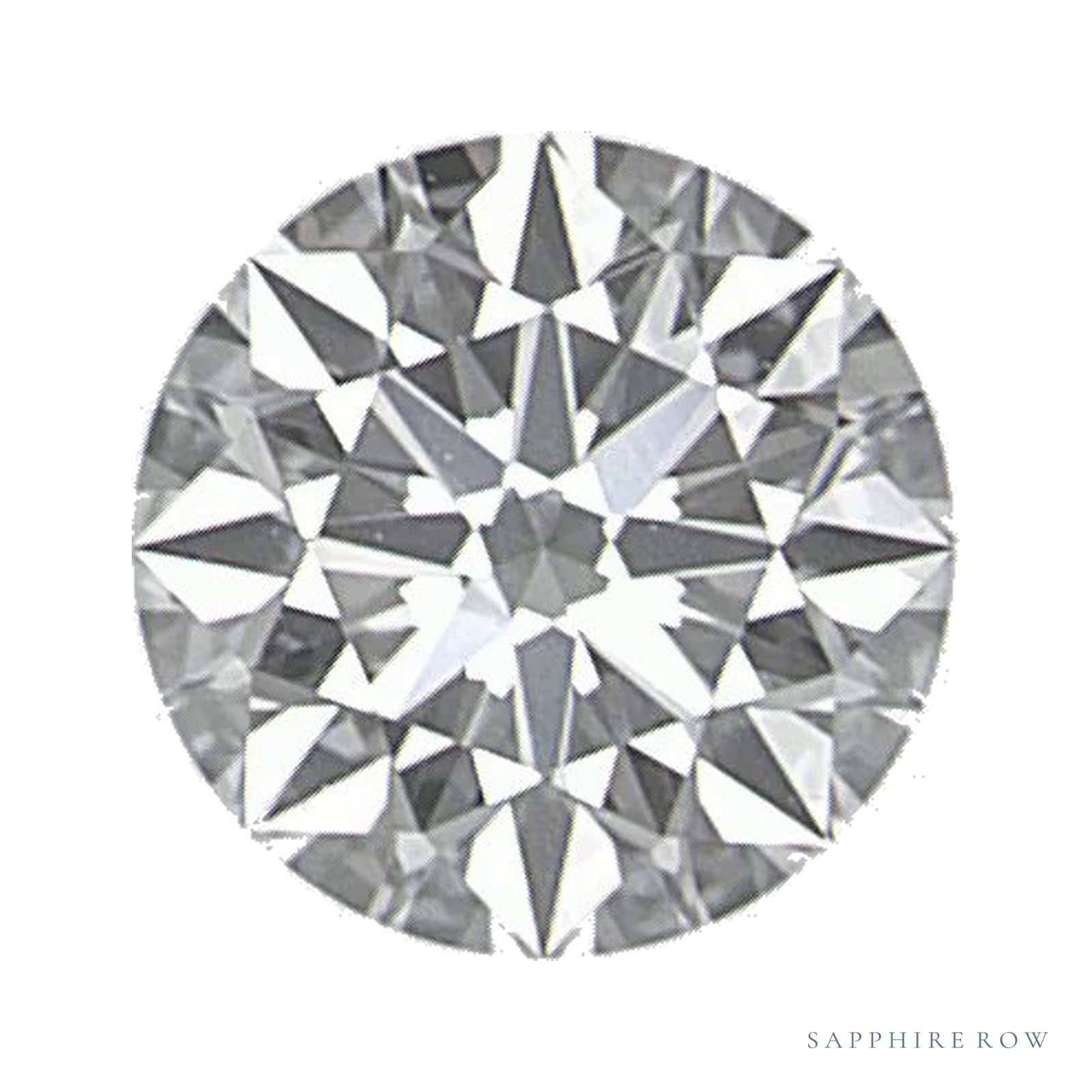 0.36 ct natural diamond, round cut | Sapphire Row · cut4