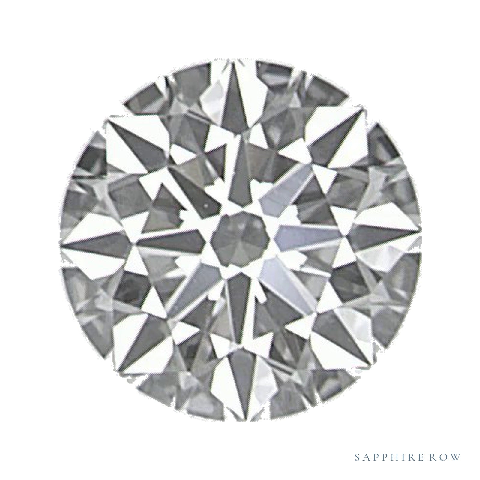 0.36 ct natural diamond, round cut | Sapphire Row · cut4