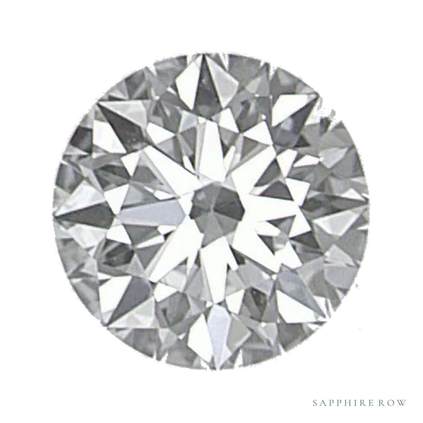 0.36 ct natural diamond, round cut | Sapphire Row · cut4
