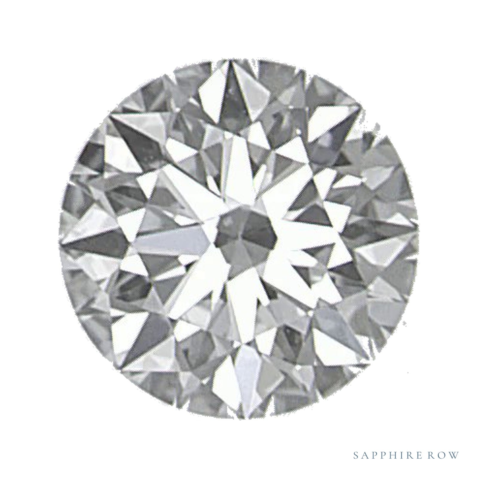0.36 ct natural diamond, round cut | Sapphire Row · cut4