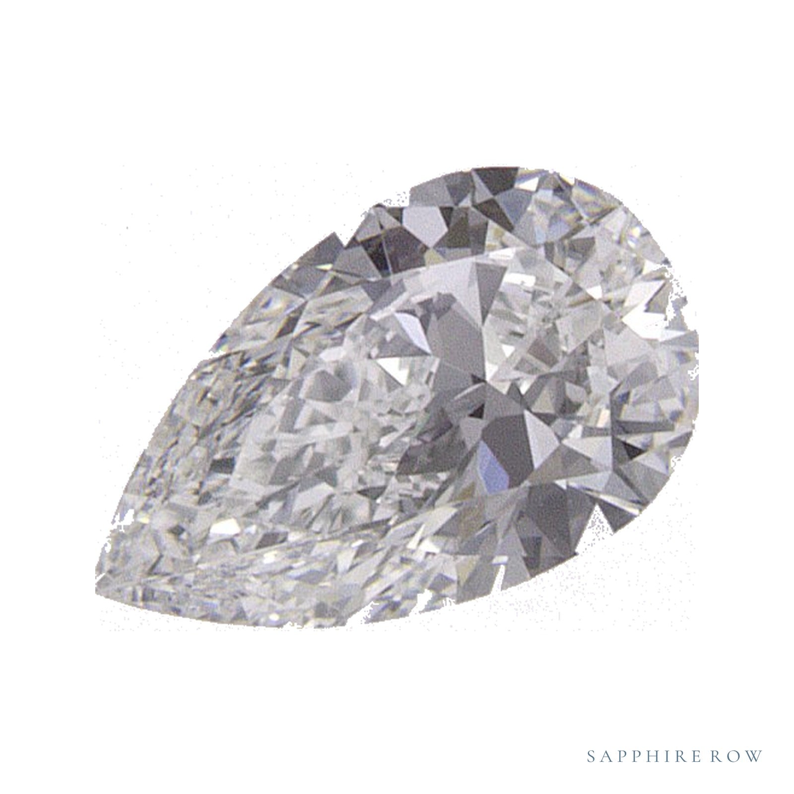 0.35 ct natural diamond, pear cut | Sapphire Row · cut4