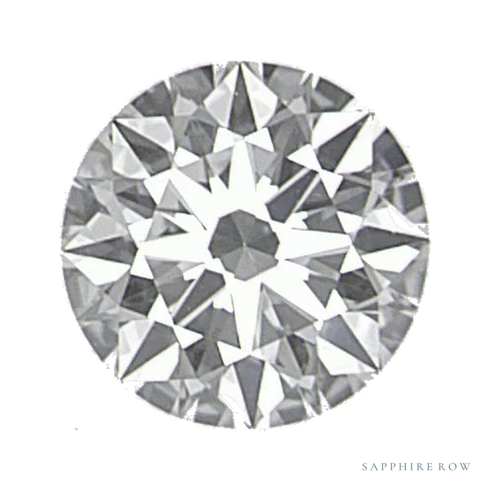 0.35 ct natural diamond, round cut | Sapphire Row · cut4