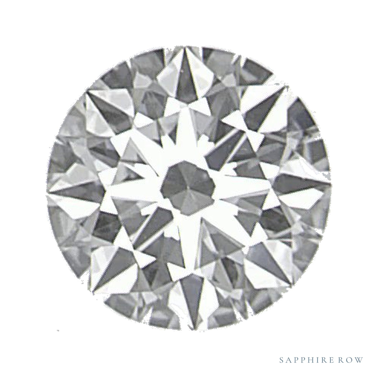 0.35 ct natural diamond, round cut | Sapphire Row · cut4
