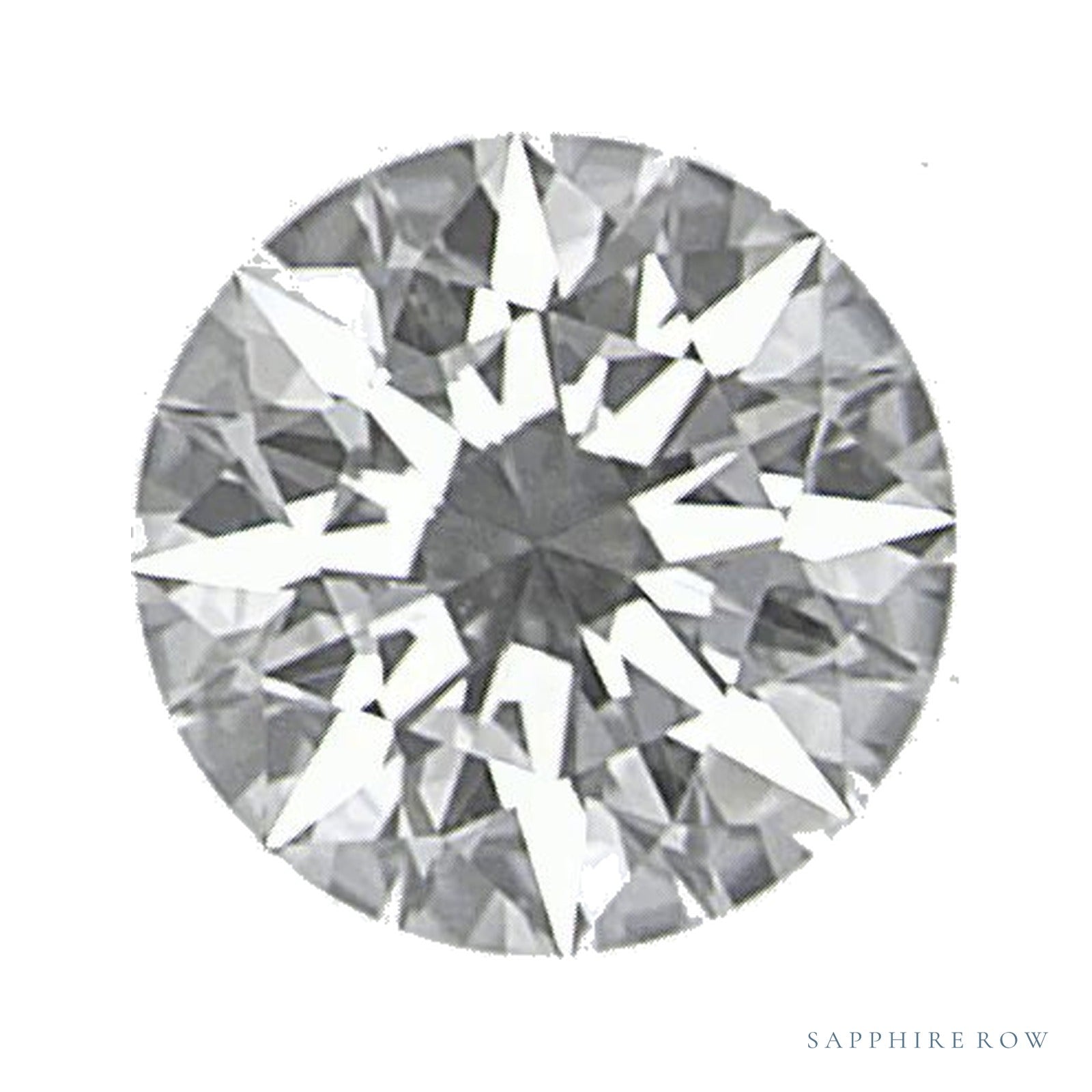 0.35 ct natural diamond, round cut | Sapphire Row · cut4