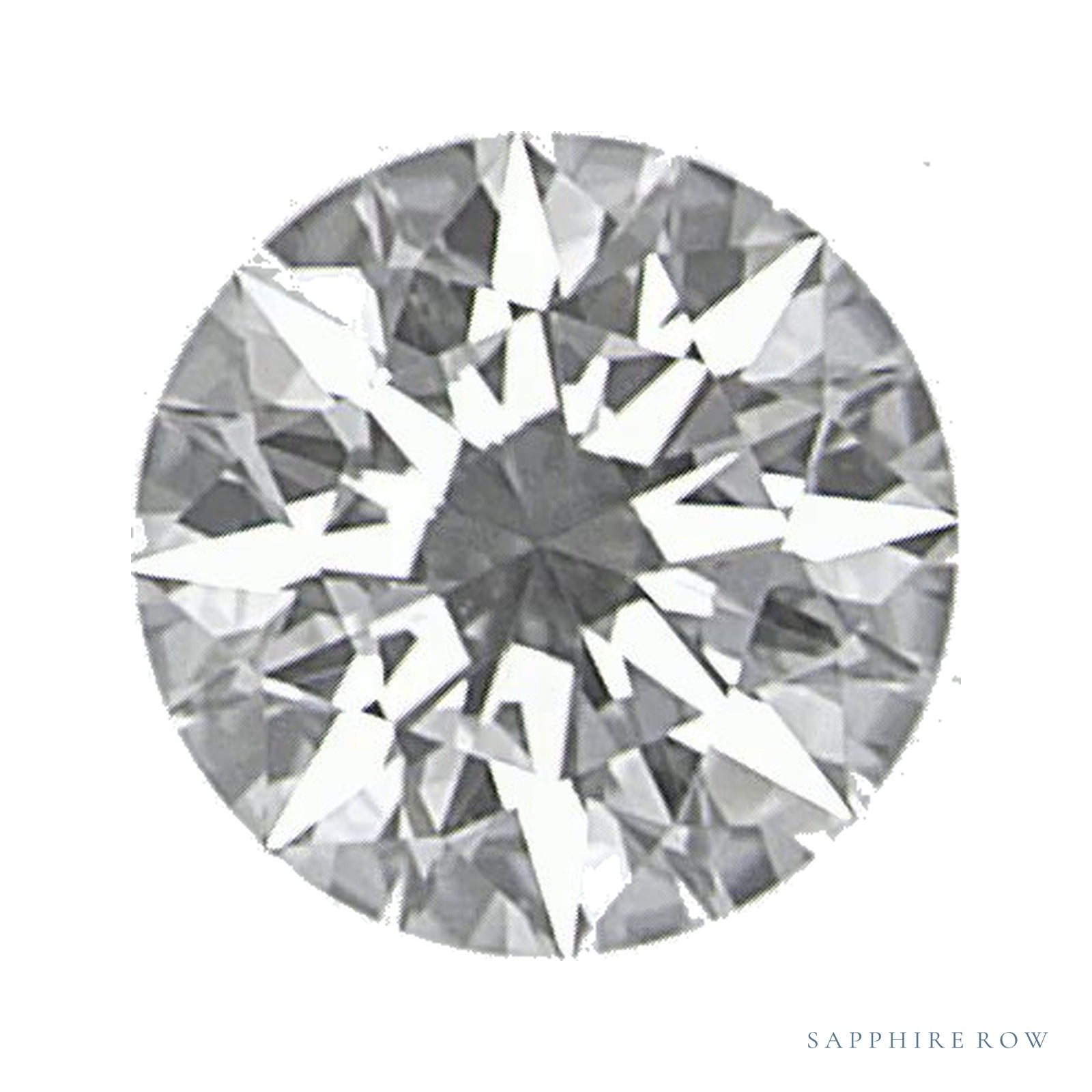 0.35 ct natural diamond, round cut | Sapphire Row · cut4