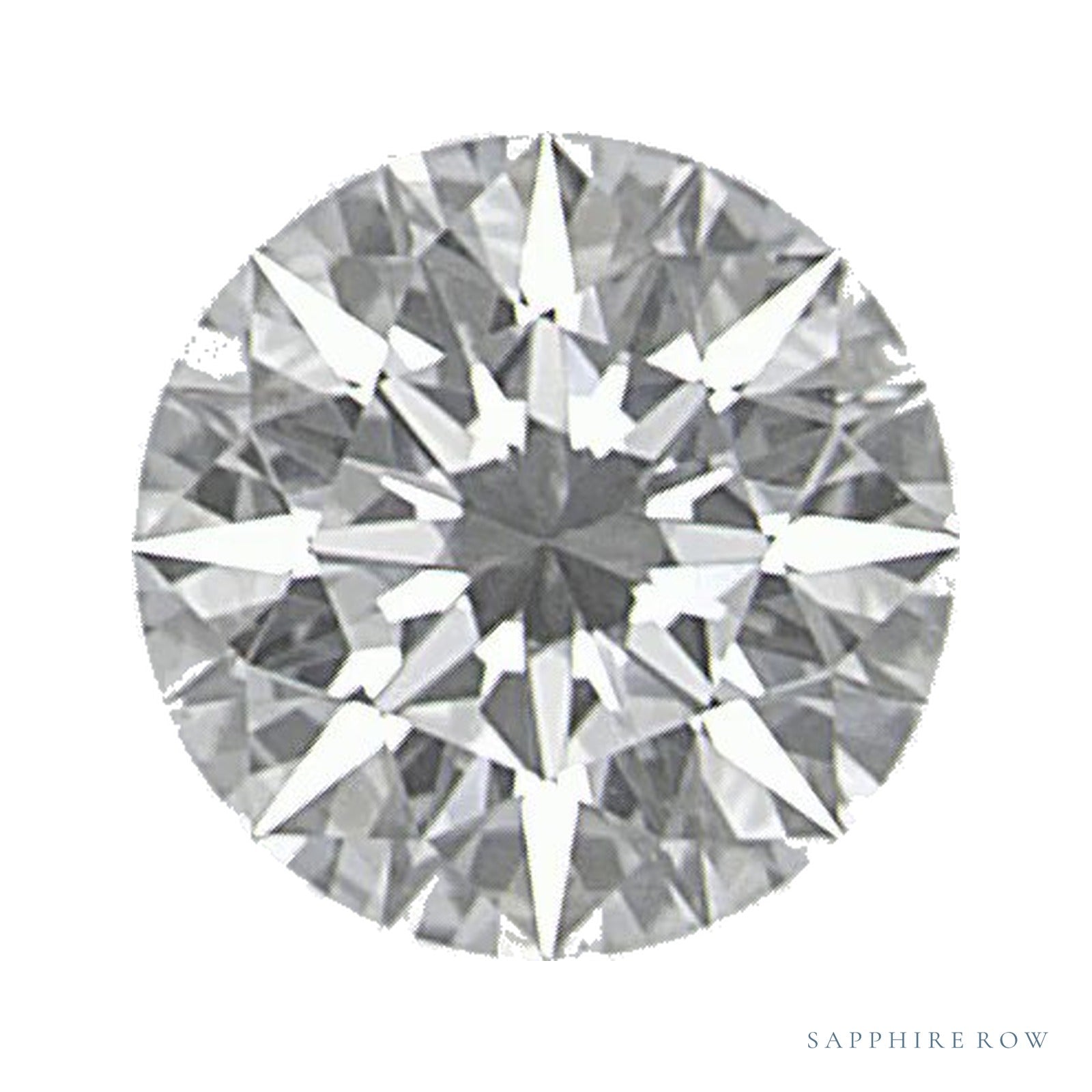 0.35 ct natural diamond, round cut | Sapphire Row · cut4