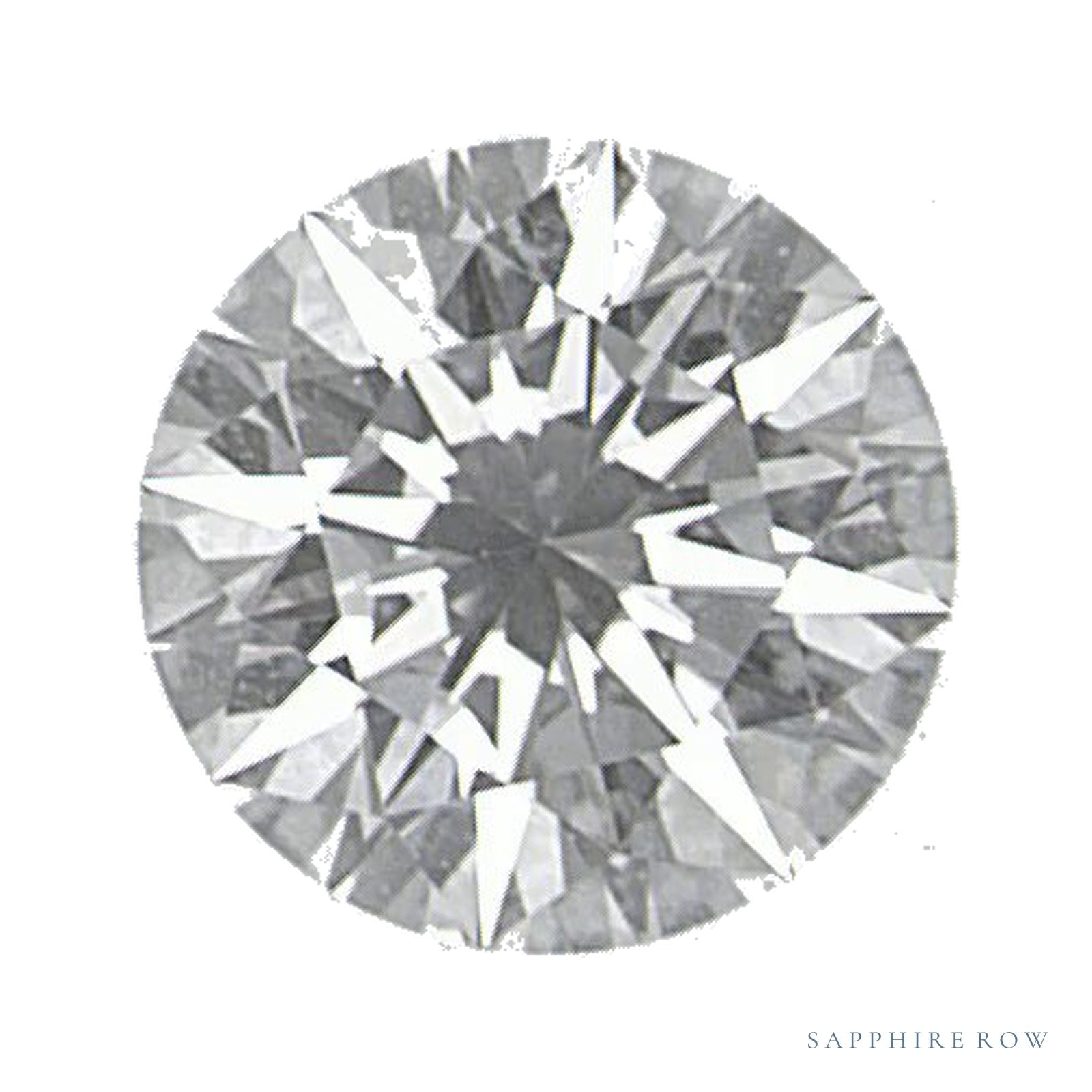 0.35 ct natural diamond, round cut | Sapphire Row · cut4