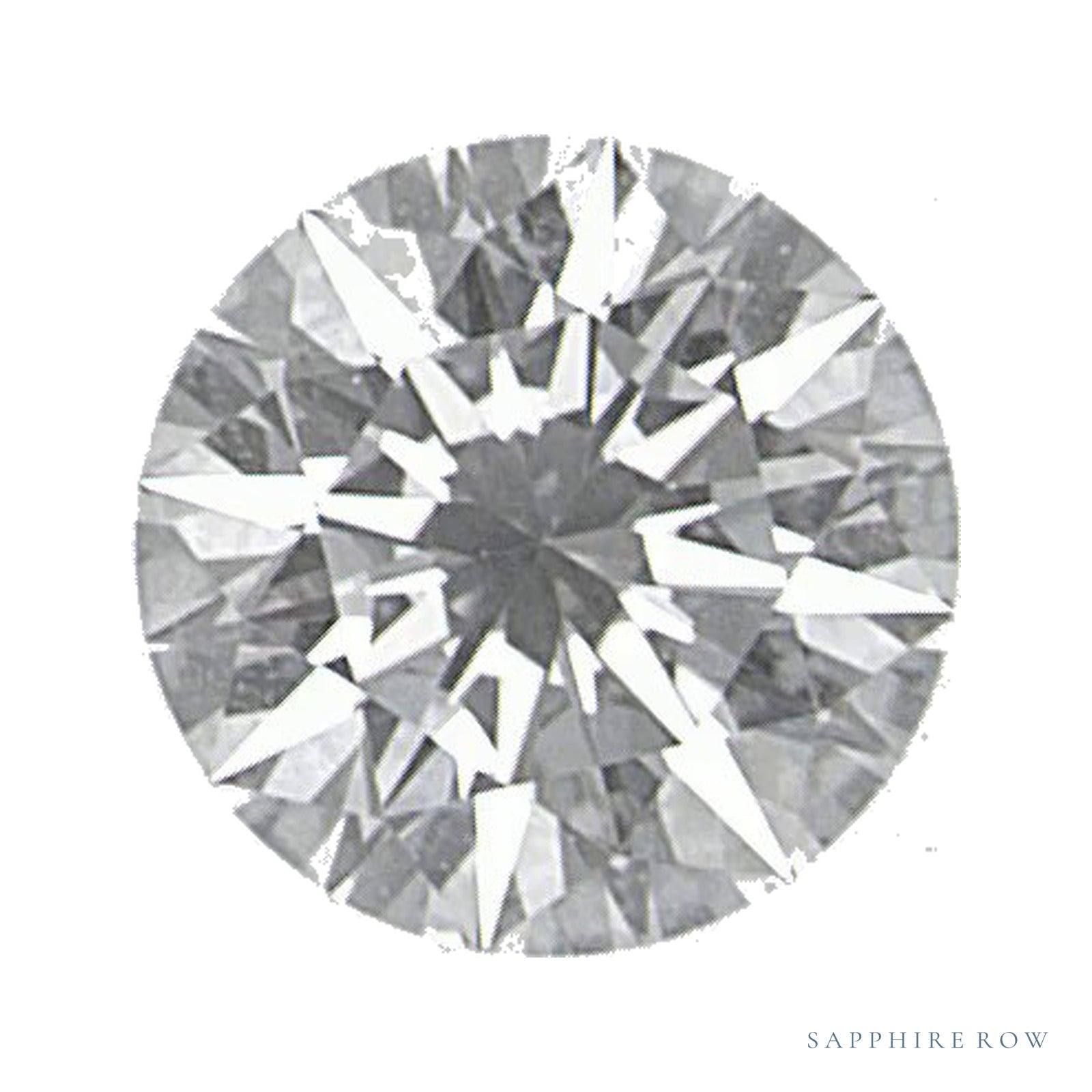 0.35 ct natural diamond, round cut | Sapphire Row · cut4