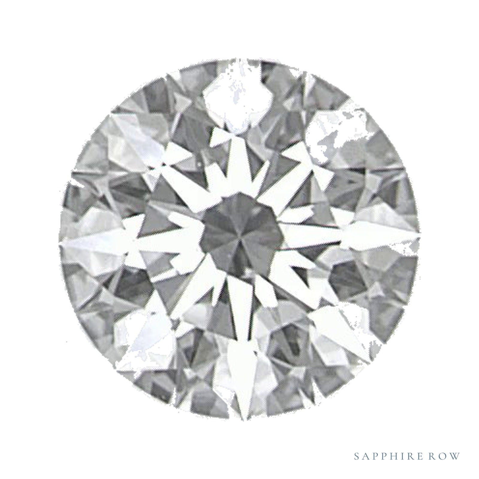 0.35 ct natural diamond, round cut | Sapphire Row · cut4