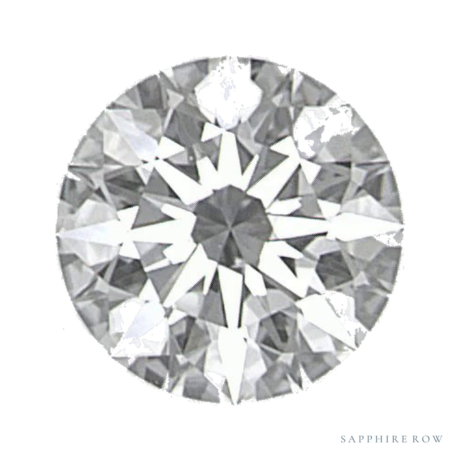 0.35 ct natural diamond, round cut | Sapphire Row · cut4