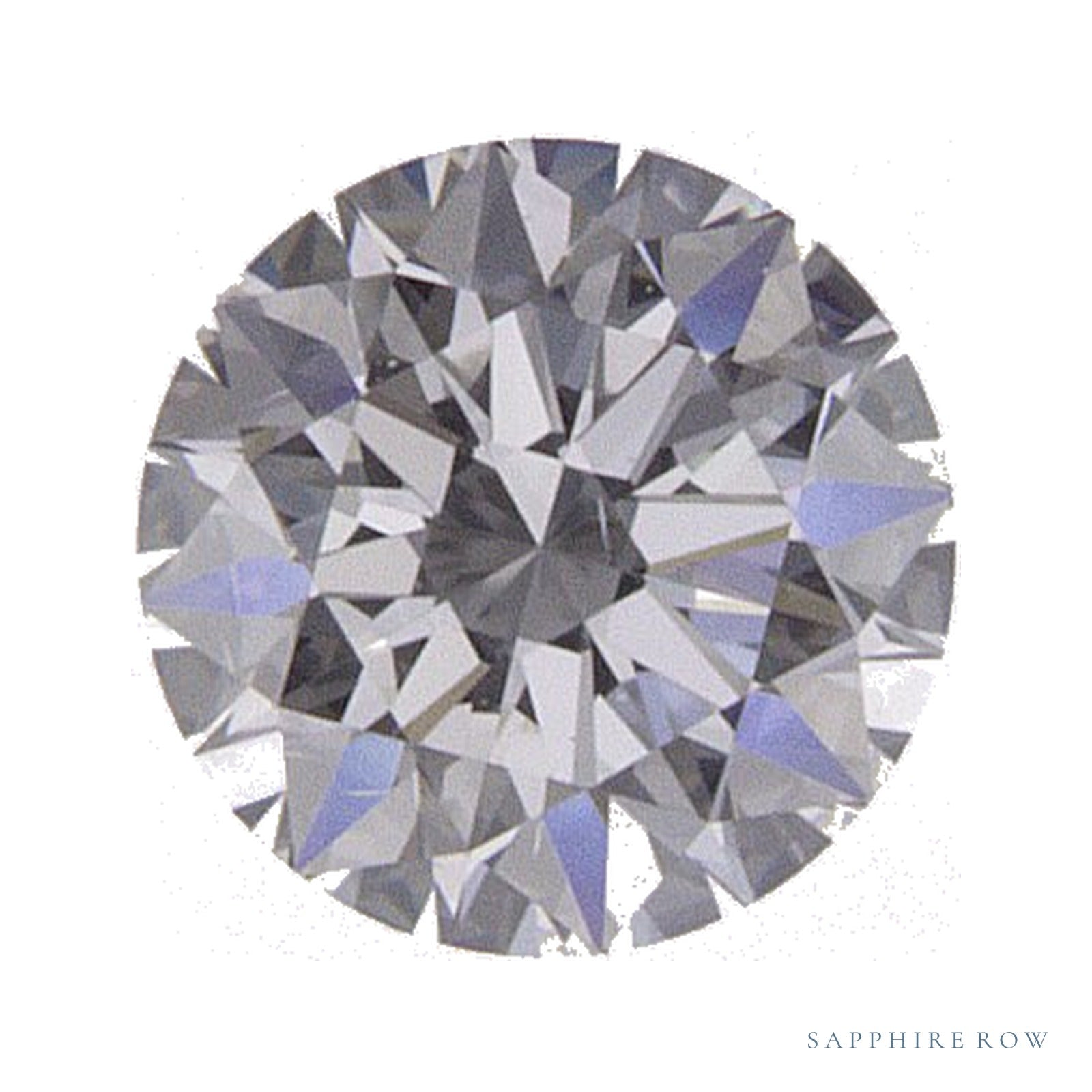 0.35 ct natural diamond, round cut | Sapphire Row · cut4