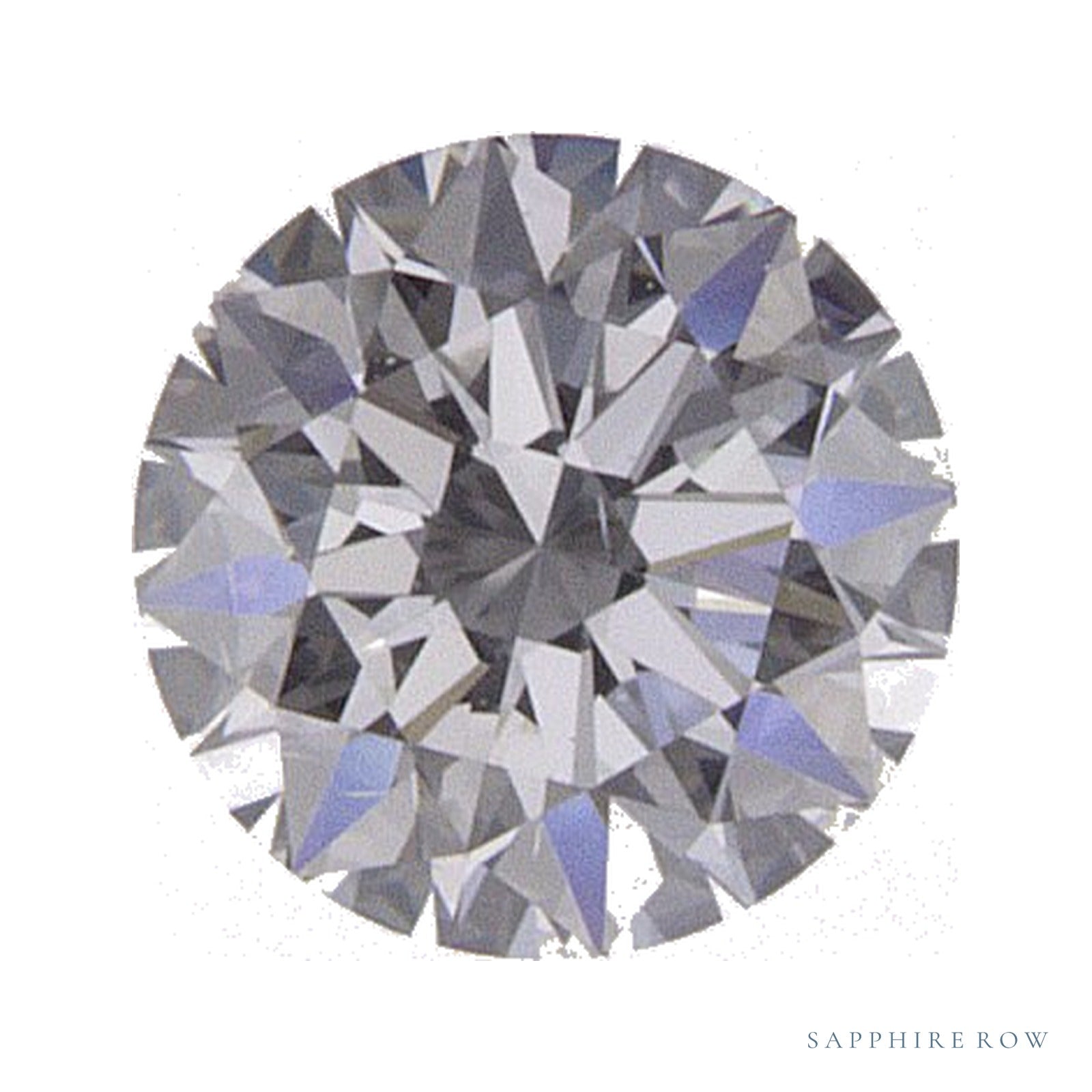 0.35 ct natural diamond, round cut | Sapphire Row · cut4