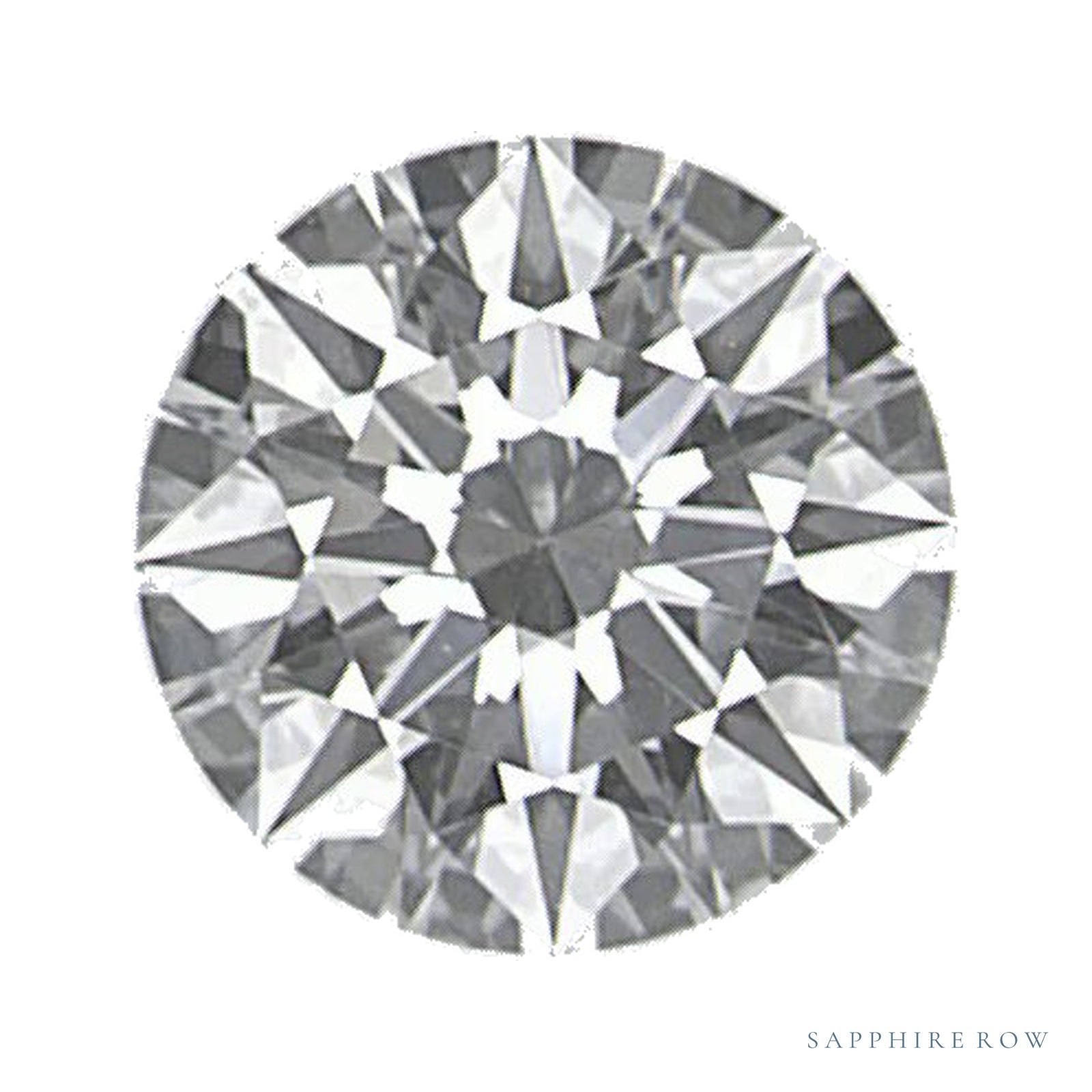 0.34 ct natural diamond, round cut | Sapphire Row · cut4