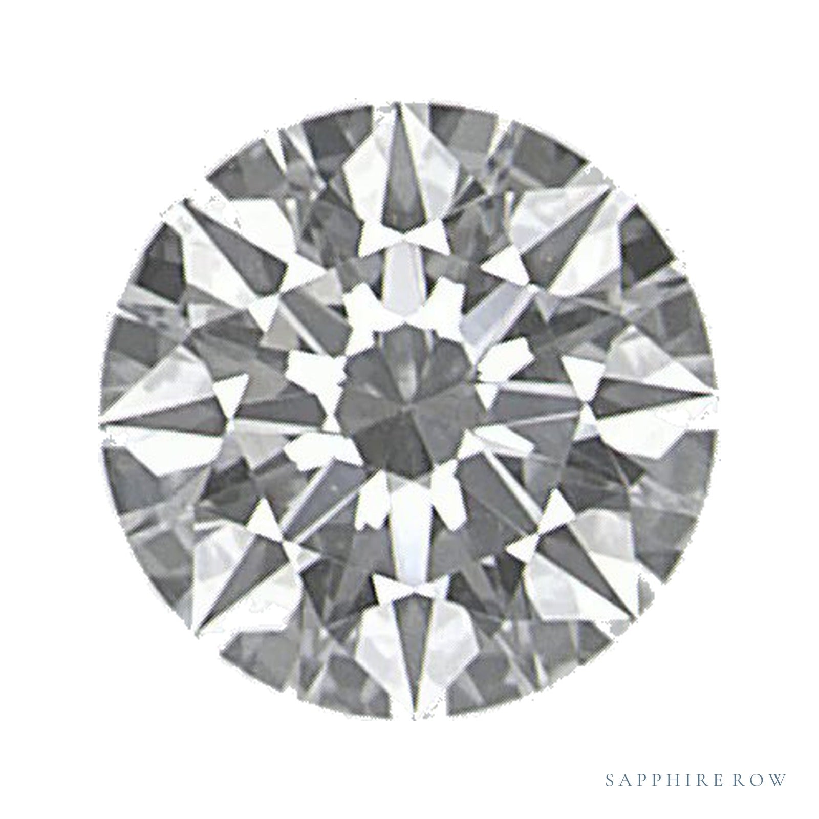 0.34 ct natural diamond, round cut | Sapphire Row · cut4
