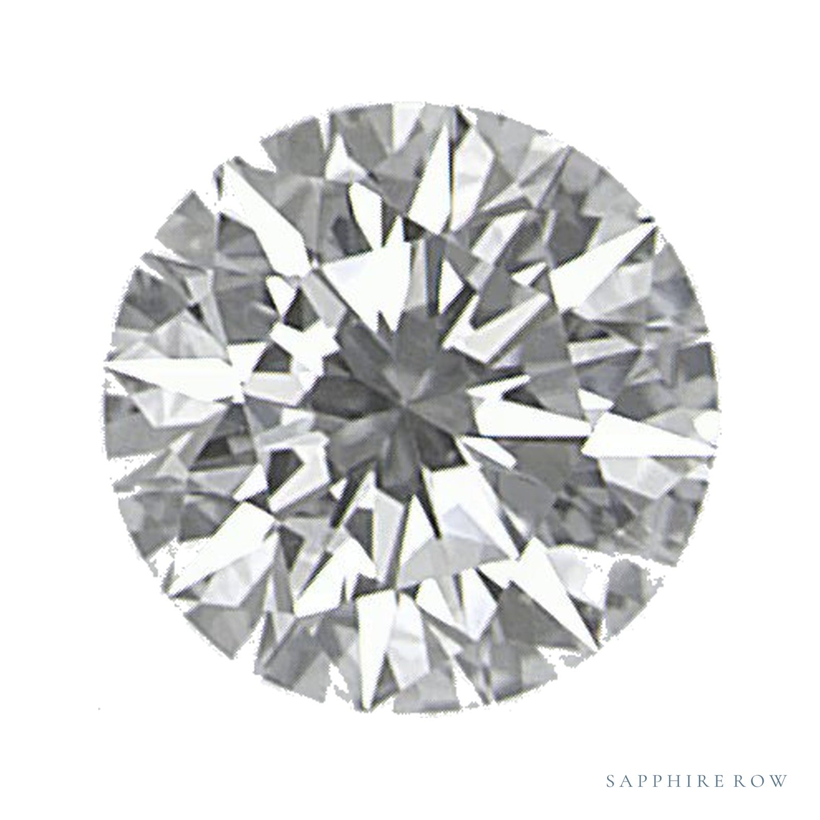0.34 ct natural diamond, round cut | Sapphire Row · cut4
