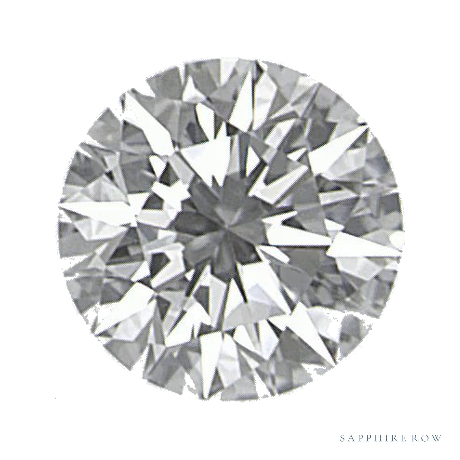 0.34 ct natural diamond, round cut | Sapphire Row · cut4