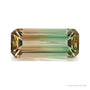 21.10 ct natural bicolor tourmaline from Afghanistan, emerald cut | Sapphire Row · cut7