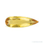 18.92 ct natural yellow beryl from Brazil, pear cut | Sapphire Row · cut7