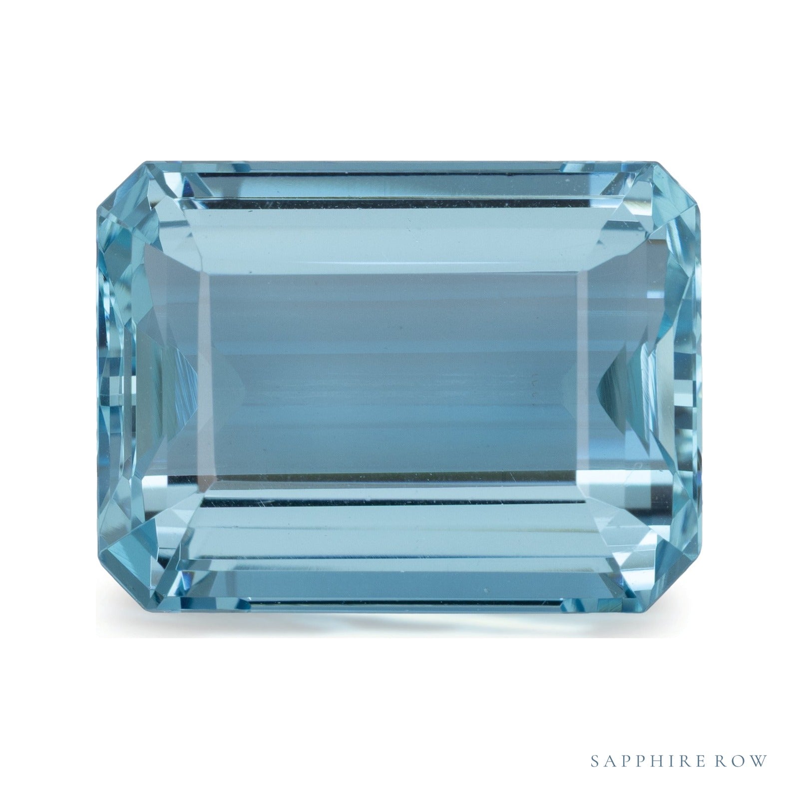 17.53 ct natural blue aquamarine from Mozambique, emerald cut | Sapphire Row · cut4 · cut5