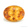 17.45 ct natural orange citrine from Brazil, oval cut | Sapphire Row · cut7