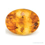16.79 ct natural orange citrine from Brazil, oval cut | Sapphire Row · cut7