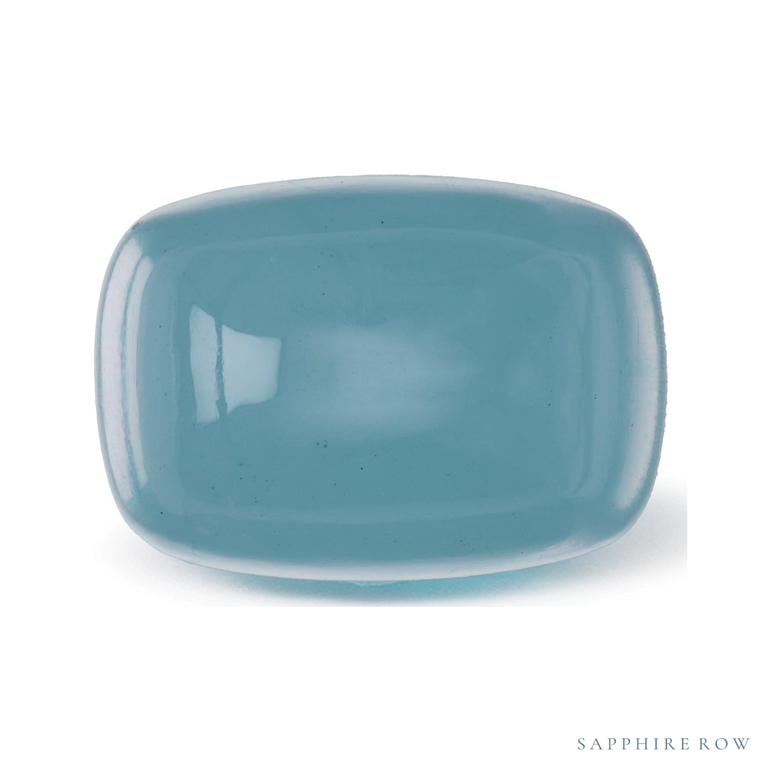 14.91 ct natural blue aquamarine from Germany, antique cushion cut | Sapphire Row · cut4 · cut5