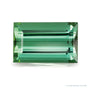 13.69 ct natural teal tourmaline from Mozambique, straight baguette cut | Sapphire Row · cut4