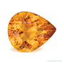 12.84 ct natural orange citrine from Brazil, pear cut | Sapphire Row · cut7