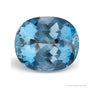 12.15 ct natural blue aquamarine from Brazil, antique cushion cut | Sapphire Row · cut7