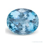 10.94 ct natural blue aquamarine from Brazil, oval cut | Sapphire Row · cut7