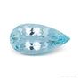 10.75 ct natural blue aquamarine from Mozambique, pear cut | Sapphire Row · cut7